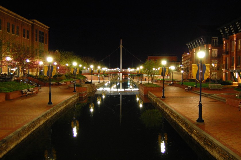 Carroll Creek at Night