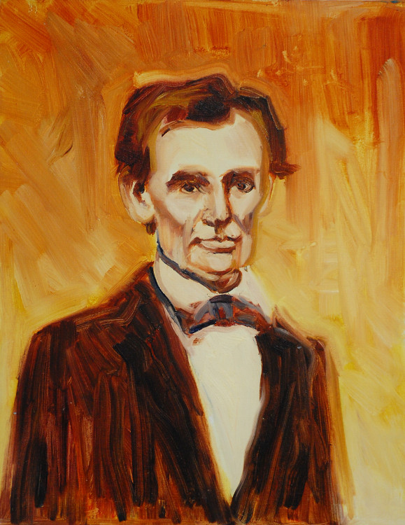 Abraham Lincoln in Sepia