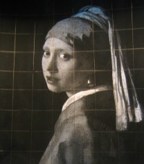 Vermeer copy with grid