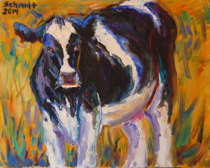 cow portrait small