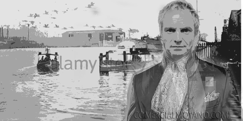 Sting in Landscape, with symbols, with black and white