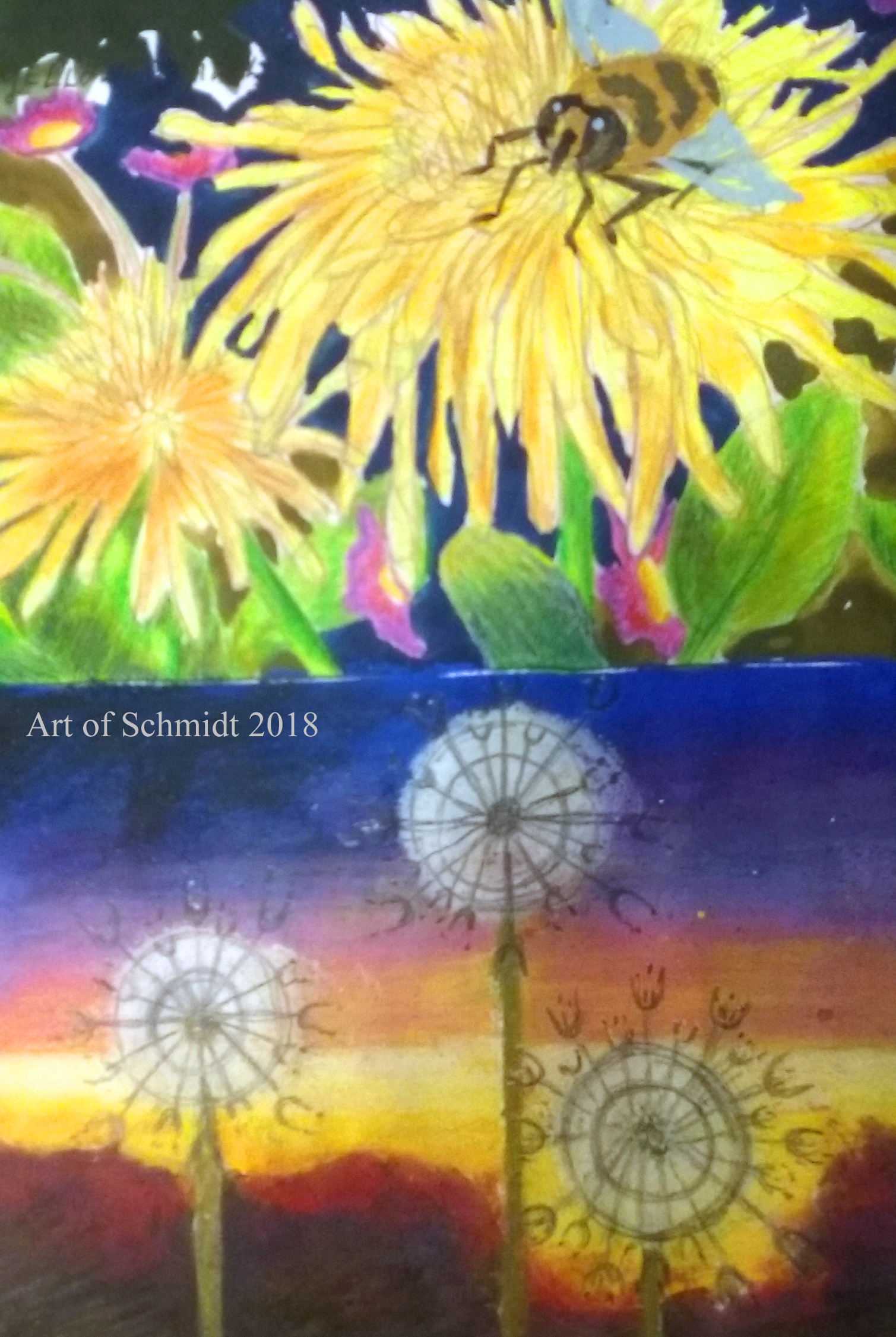 nature sketches 1, flat