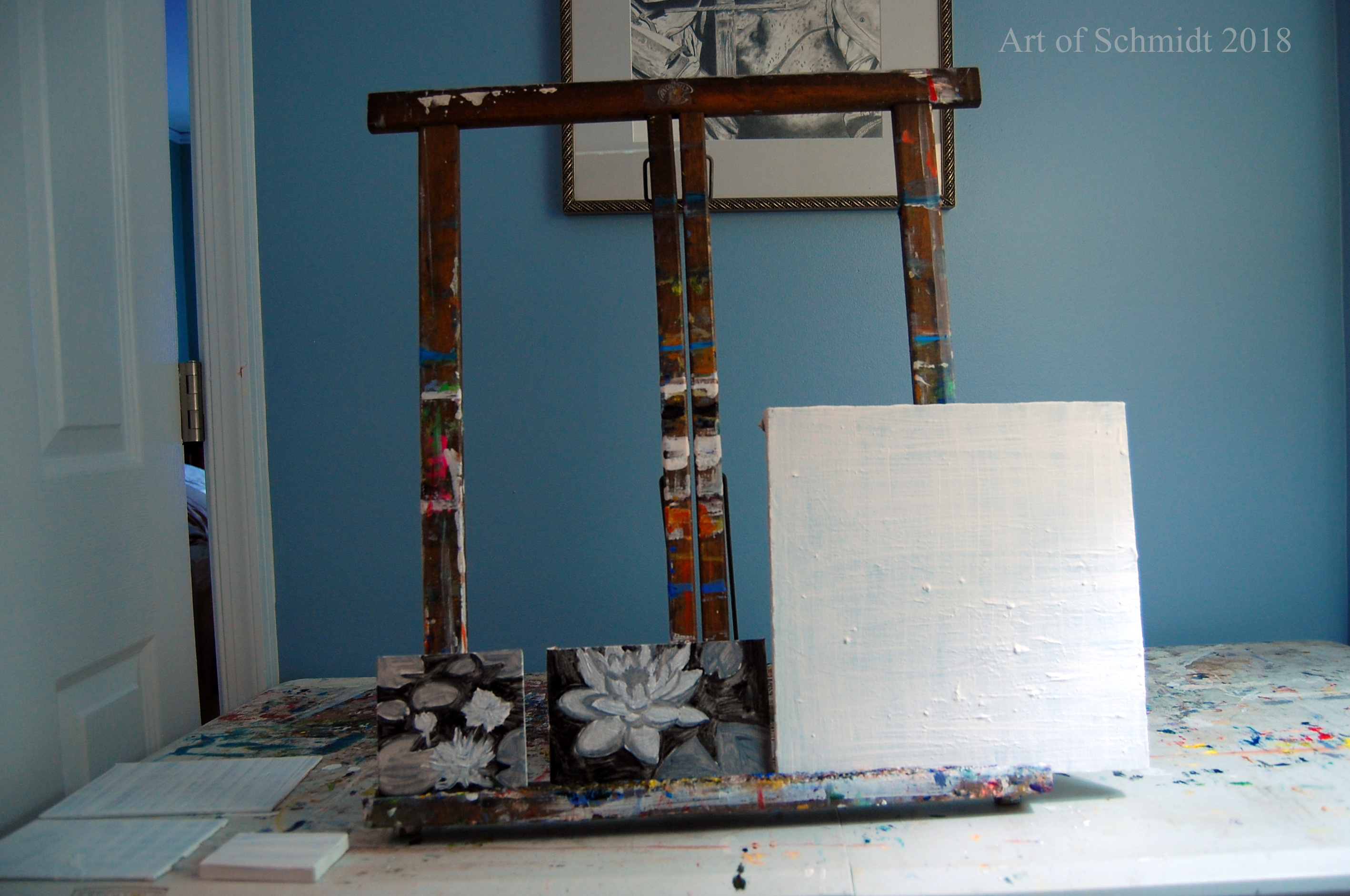 works in progress, flat