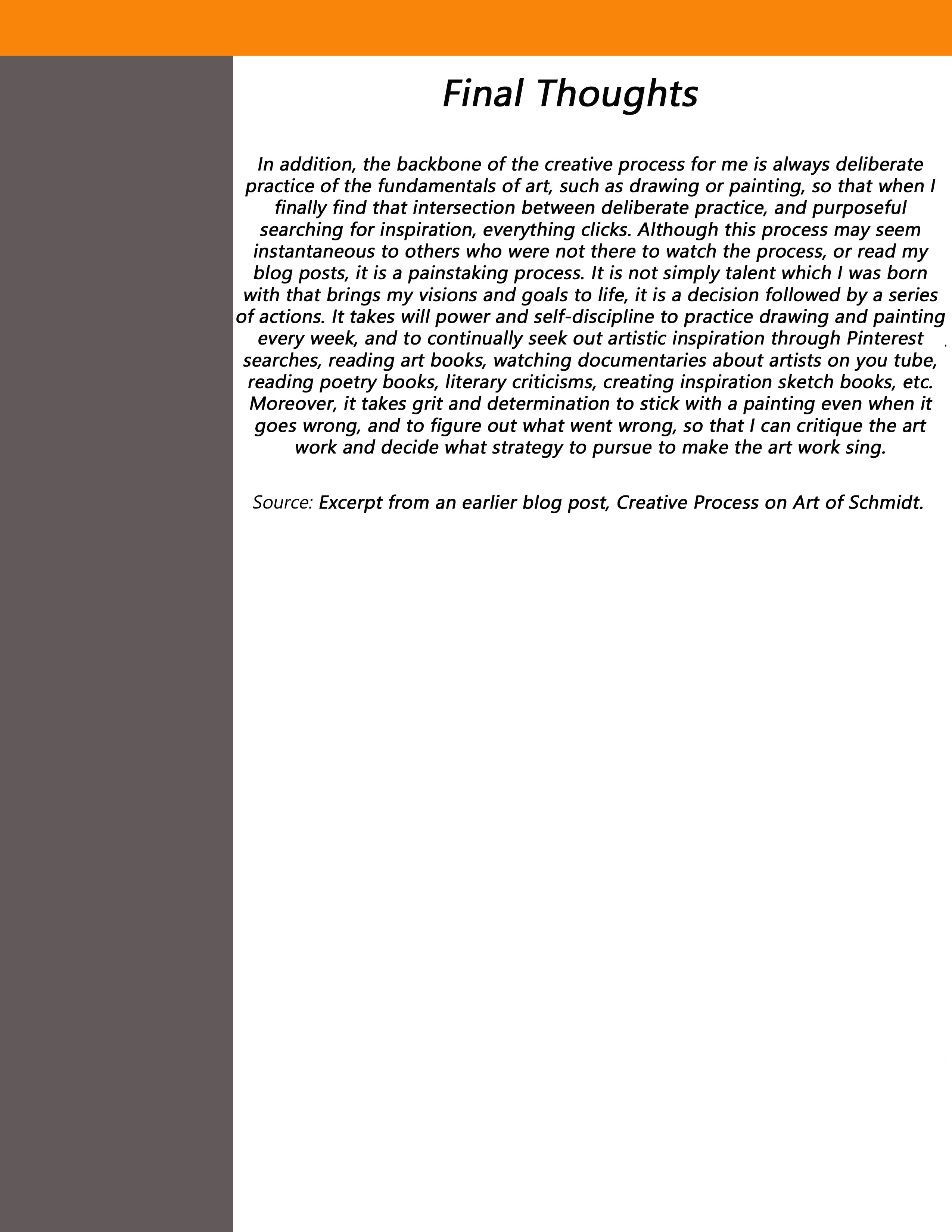 Art of Schmidt, August 2018, page 5, creative process, final, flat