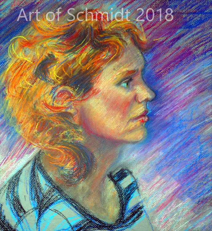 Self-Portrait, unfinsihed, flat