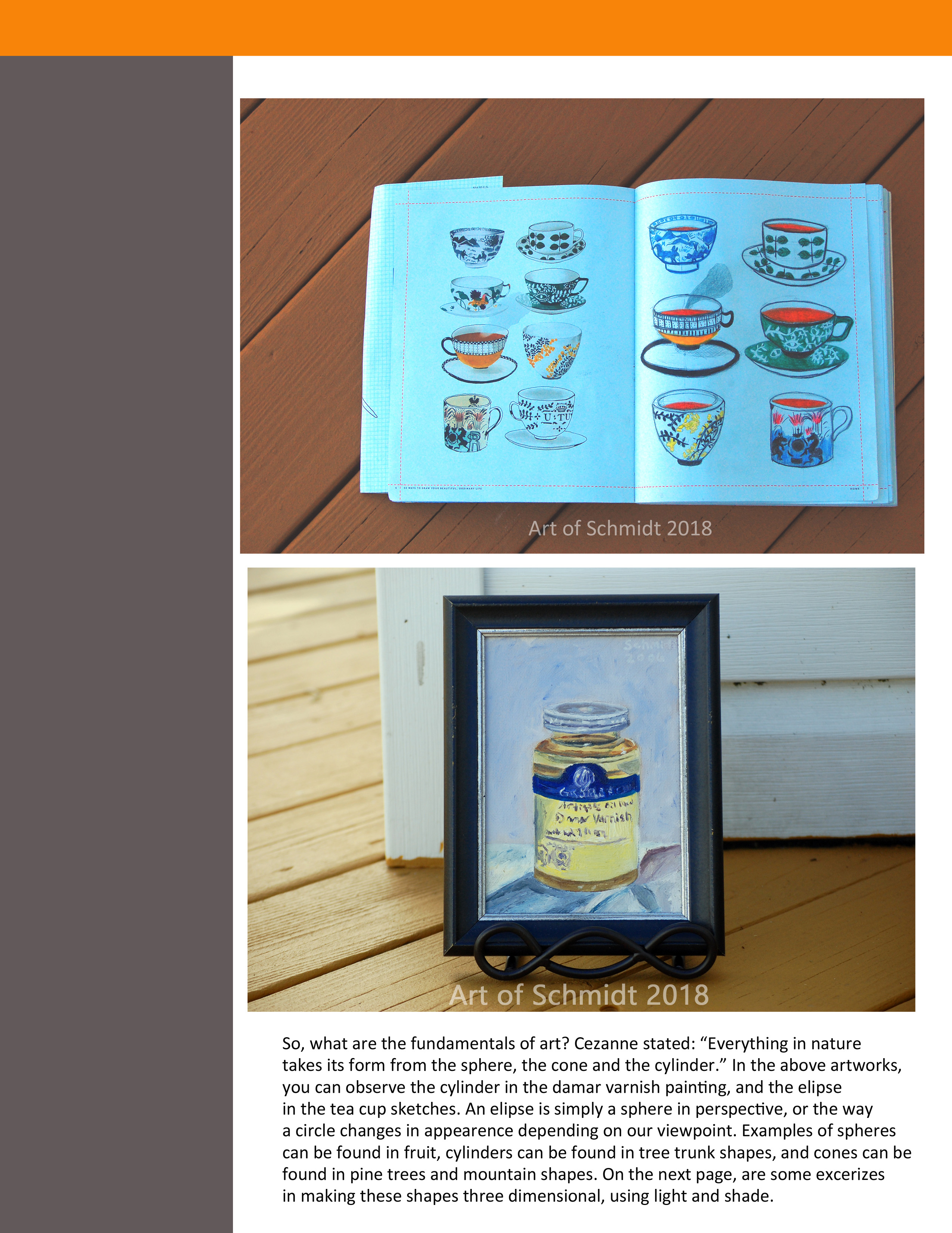 Art of Schmidt October 2018 newsletter, Page 2, edited, flat