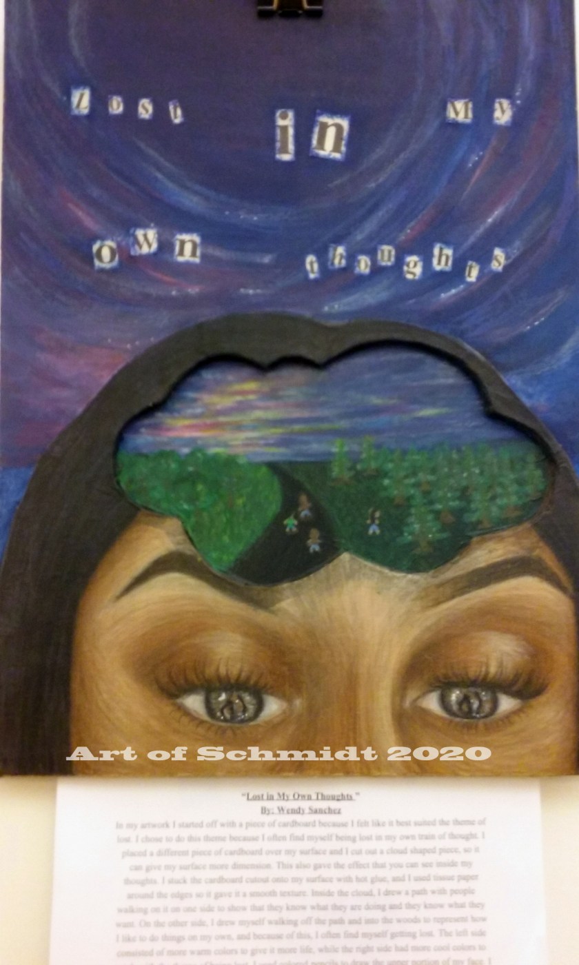 Lost in my thoughts, watermark