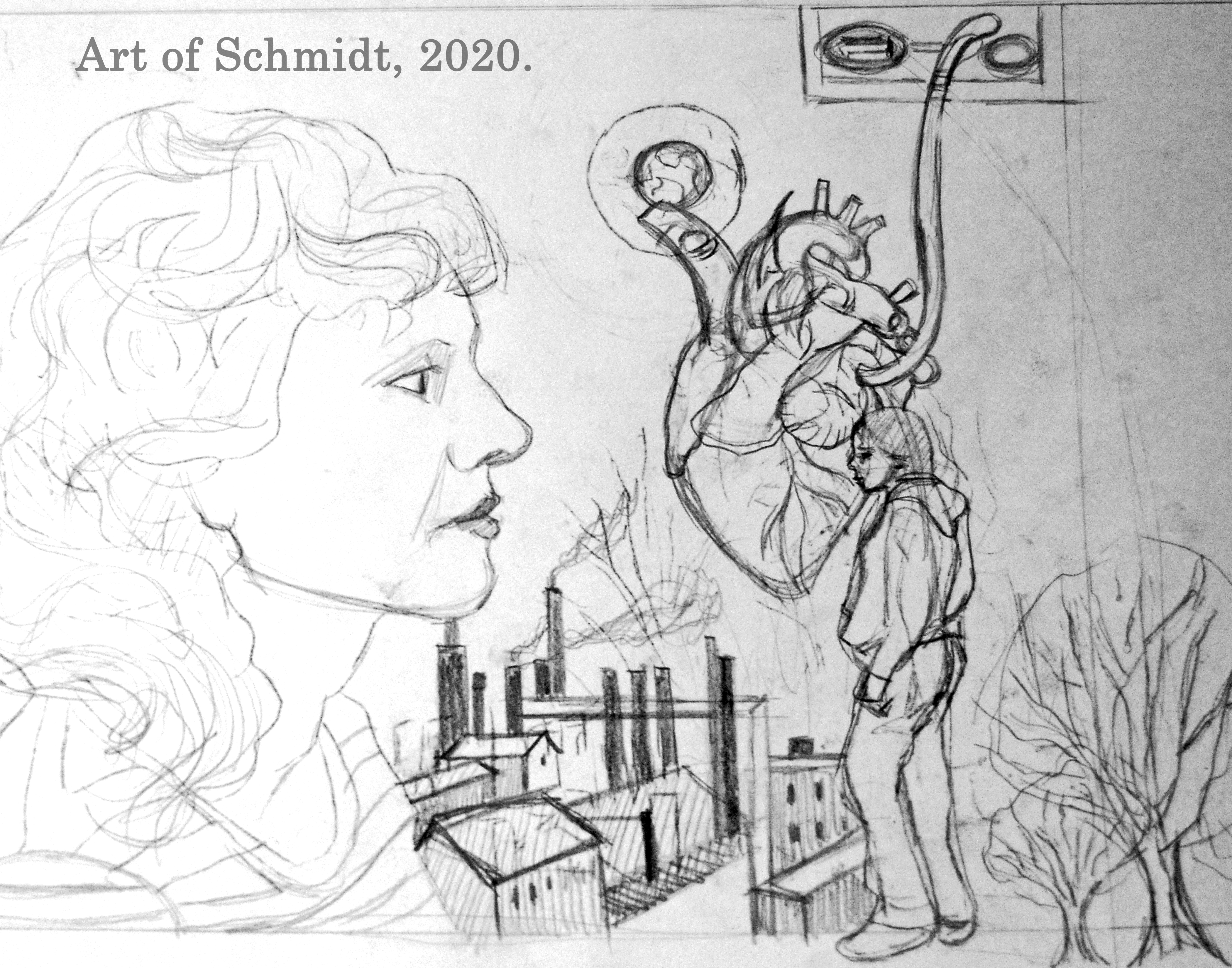 The World with waternark